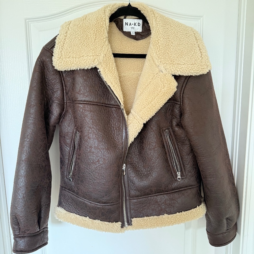 NA-KD Vintage Look Bonded Jacket